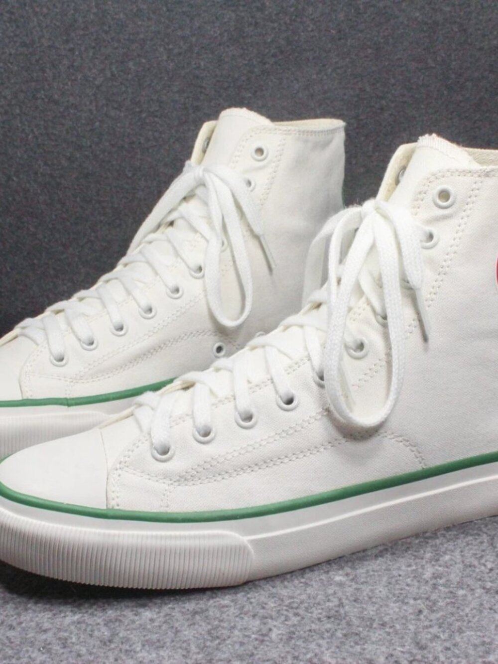 PF Flyers Bob Cousy All American Hi Top White Green Sneakers NEW Mens Size 11